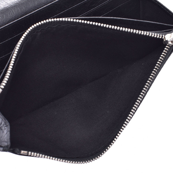 Balenciaga Money Black Leather Long Wallet - Picture 10 of 12
